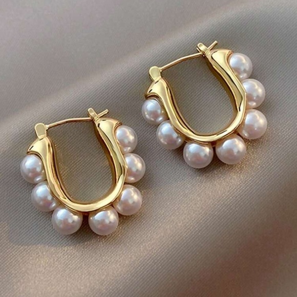 1 Pair Of Japanese And Korean Style Sweet And Gentle Elegant Pearl Earrings - Picture 4 of 4